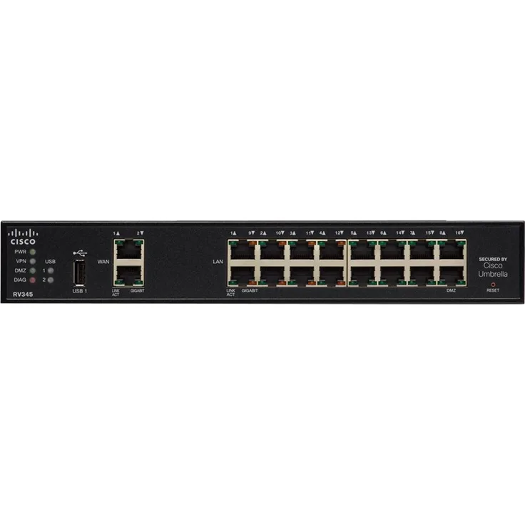 Cisco RV345 Dual WAN Gigabit VPN-Router (RV345-K9-G5)