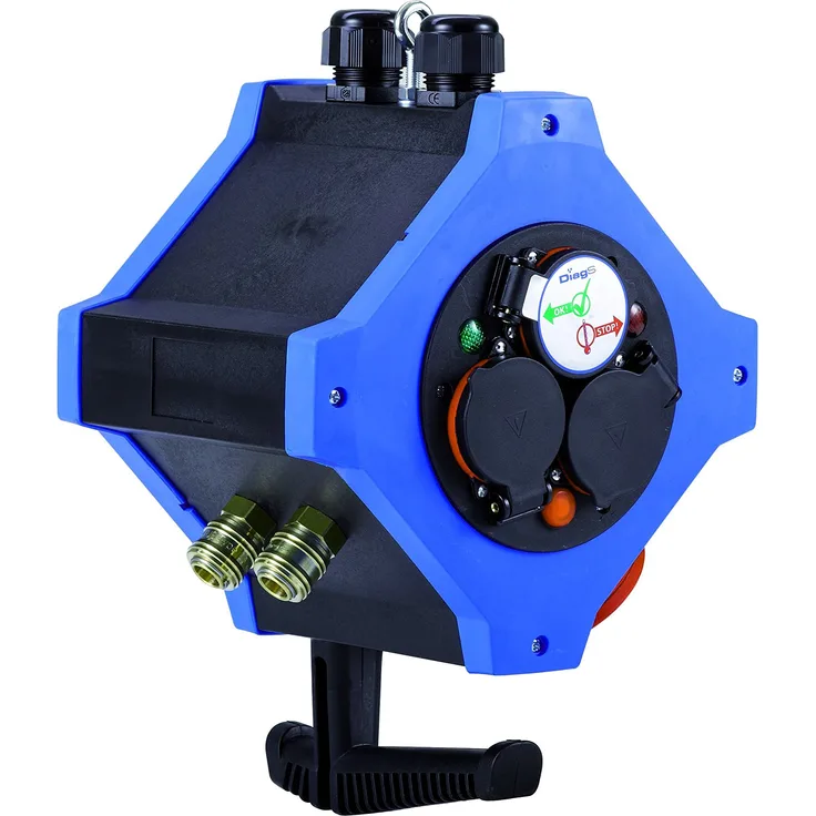 HEDI KVE601016L Energie-Hängeverteiler, 400 V, blau