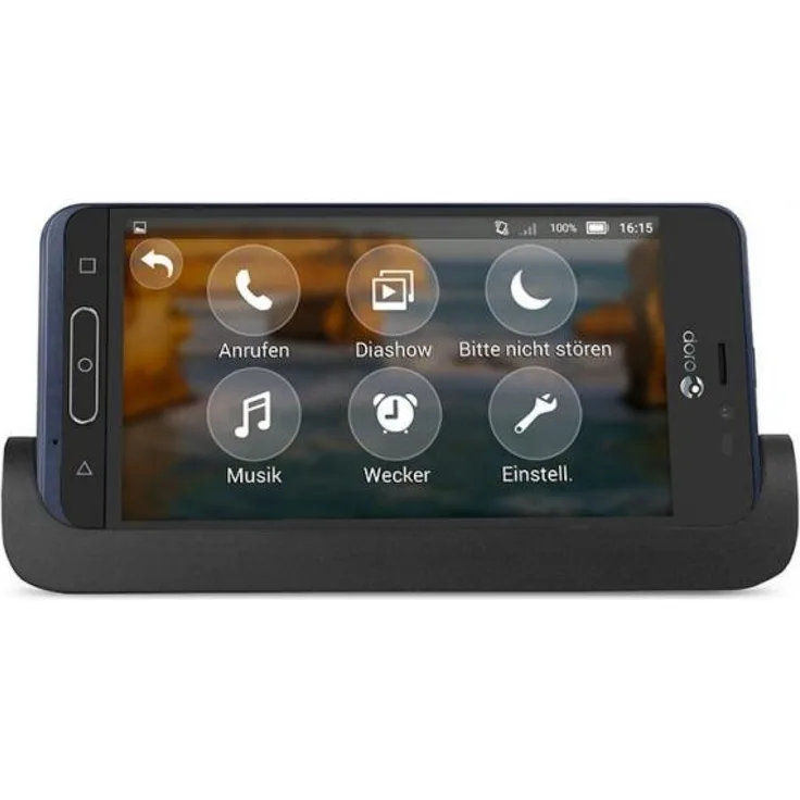 Original Doro 8035 Ladestation Charging Cradle Schwarz Black Neu