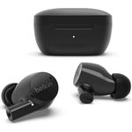 Belkin Soundform Rise AUC004BTBK True Wireless In-Ear-Kopfhörer mit Bluetooth, wasserdicht, schwarz