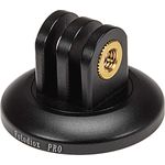Fotodiox Pro GoTough Tripod Adapter II, Black Aluminum Mount for GoPro HD HERO, HERO2, HERO3, HERO3+ and HERO4