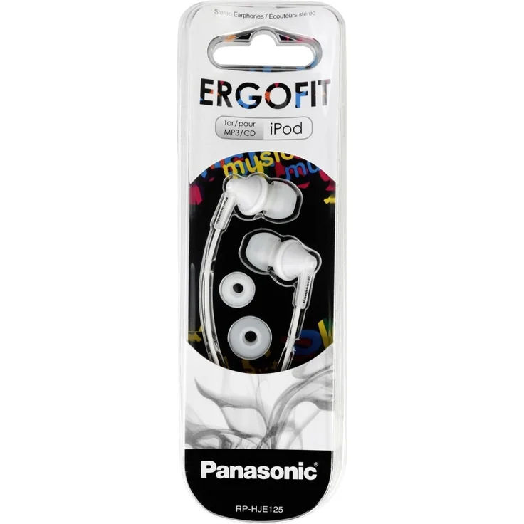 Panasonic RP-HJE125E-W In-Ear Kopfhörer, weiß – Bild 2