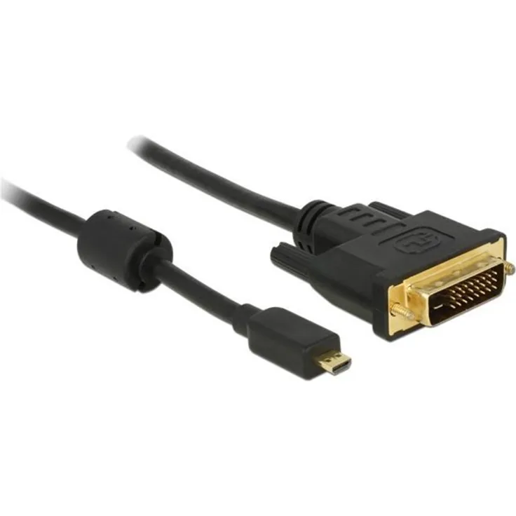 DELOCK Kabel Micro HDMI D Stecker > DVI 24+1 Stecker 1 m