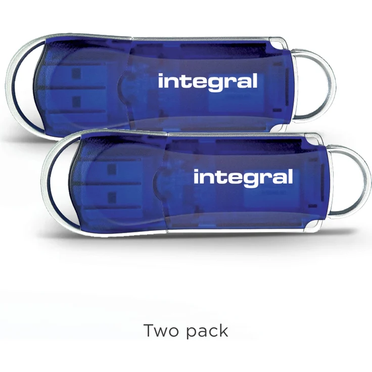 Integral USB-Stick, 128 GB, USB 2.0, Blau