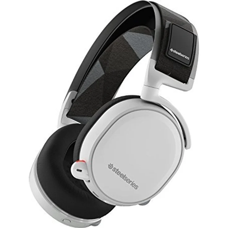 SteelSeries Arctis 7 [Legacy Edition], Drahtlos Gaming-Headset, DTS 7.1 Surround für PC, PC - Mac - PlayStation 4 - Android - iOS - VR, Farbe weiß – Bild 1