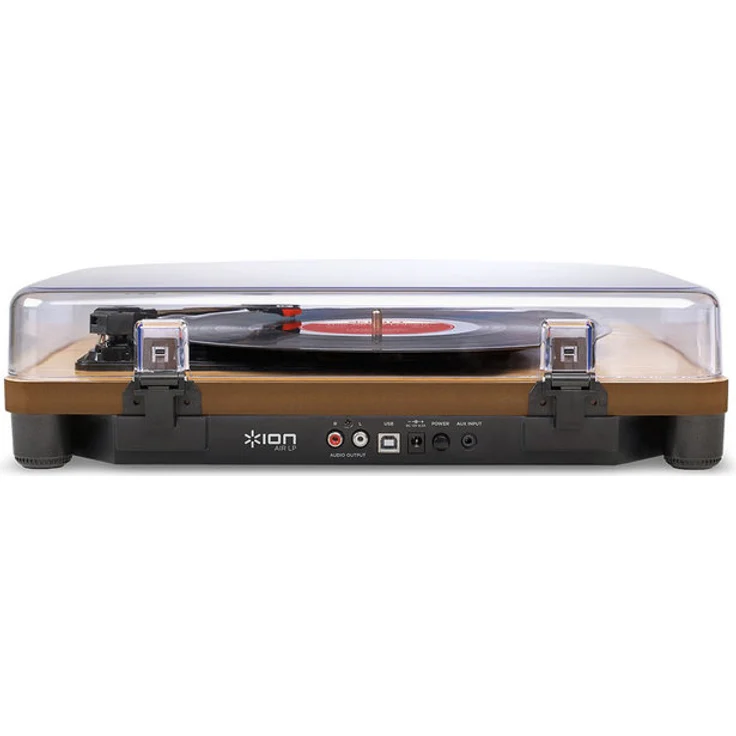 ION Audio USB-Plattenspieler AIR LP WD Riemenantrieb Holz (AIRLPWD) braun – Bild 3