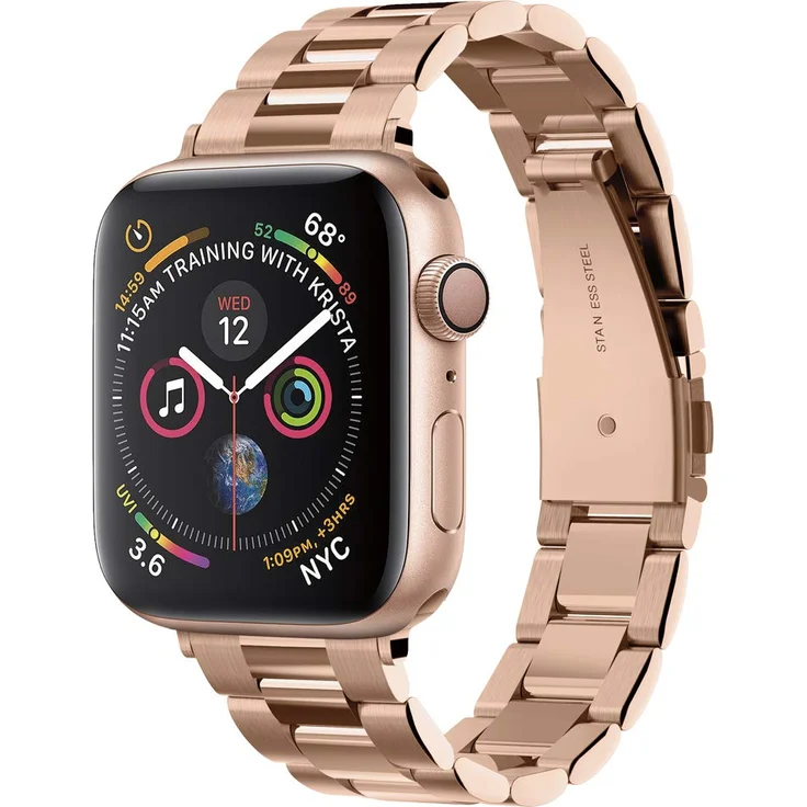 Spigen Modern Fit Entwickelt für Apple Watch Armband für 40mm - 38mm Serie 5 - Serie 4 - Serie 3-2-1 - Roségold