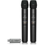 Behringer Funkmikrofon-Set Ultralink ULM202USB Übertragungsart:Funk Schalter