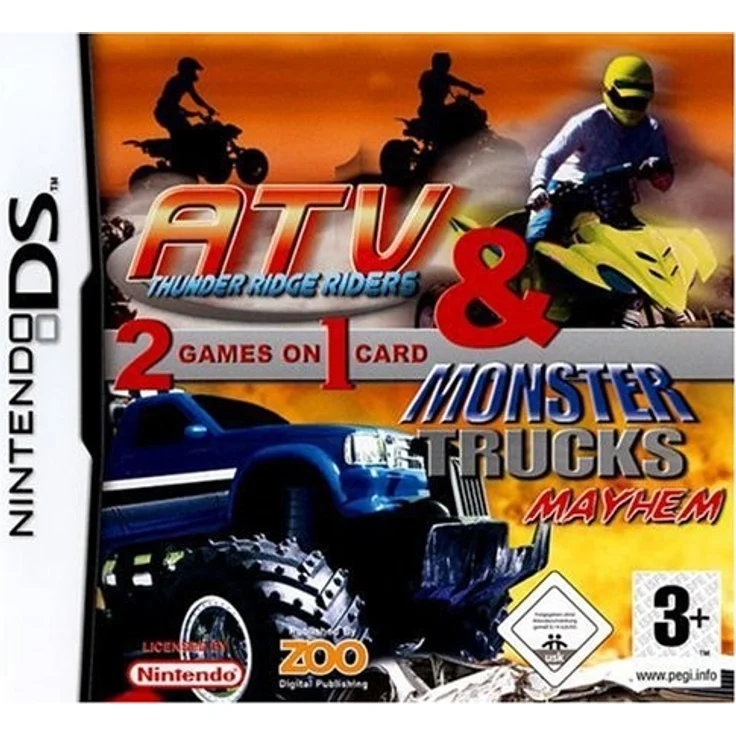 ATV Thunder Ridge Riders / Monster Truck Compilation (DS)