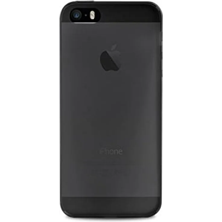 Puro Back Case Ultra Slim 0.3 Schutzhülle (für Apple iPhone 5/5S) Schwarz