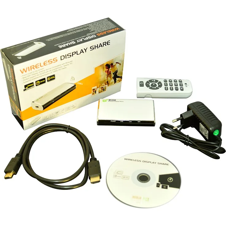 PNI Wireless Media Aktie AV601 RJ45 Airfun Aircontrol Media Streamer, Wireless Router