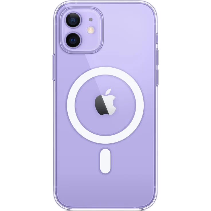 Apple MHLM3ZM/A Clear Case mit MagSafe, geeignet für Apple iPhone 12/12 Pro, Handy-Schutzhülle, transparent – Bild 6