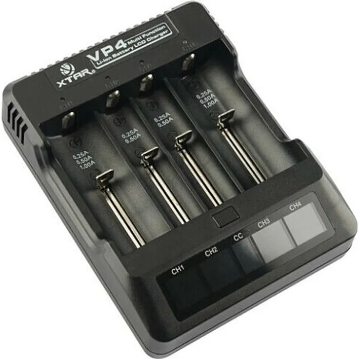 Xtar Ladegeräte VP4 Premium für Li-Ion Akkus
