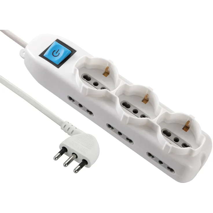 Electraline Mehrfachsteckdose, weiß, 62038