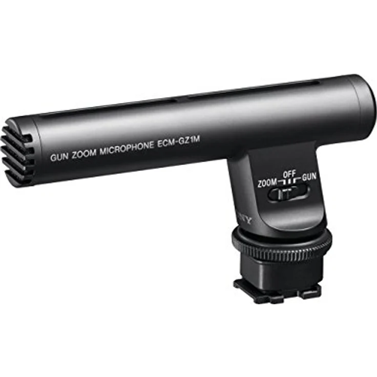 Sony ECM-GZ1M Gun Zoom Mikrofon (mit Multi Interface Zubehör Schuh, geeignet für A6000, A7, A9 Serie) schwarz – Bild 1