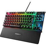 SteelSeries Apex Pro TKL Mechanische Gaming-Tastatur mit anpassbarer Betätigung OLED Smart Display Deutsches QWERTZ - Kompakt -Layout