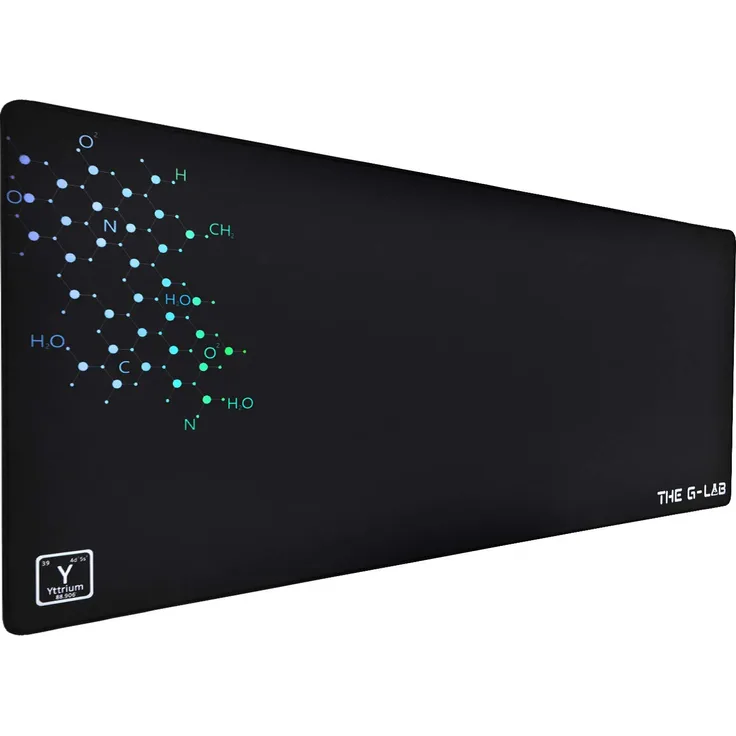 THE G-LAB - PAD YTTRIUM - Rutschfestes Mauspad XXL 900 400 4mm für Mäuse, Tastaturen und Gamingzubehör