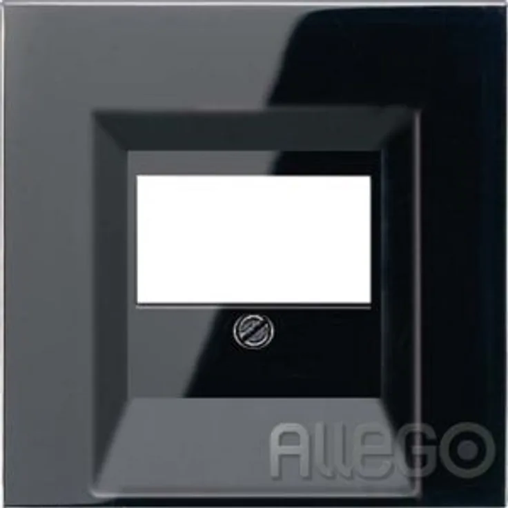 LS-sw TAE-Zentralabdeck. LS990-schwarz