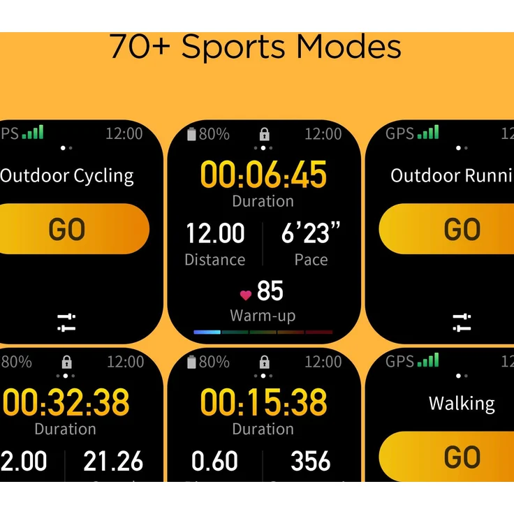 Amazfit GTS 2 Mini Smartwatch Unisex, Einheitsgröße, Silikonarmband, Midnight Black – Bild 8