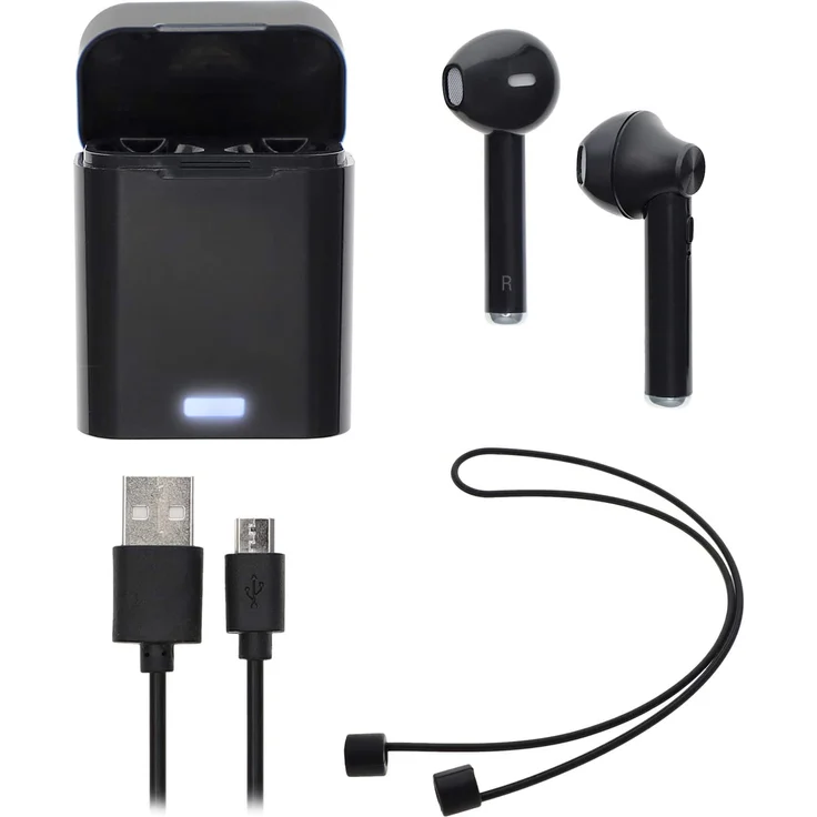 4smarts True Wireless Stereo Headset Eara TWS 3 In-Ear Kopfhörer, mit Bluetooth, Mikrofon, schwarz – Bild 3