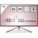 AOC U32U1 - 80 cm (31,5 Zoll), IPS-Panel, 4K UHD, HDR 600, Porsche Design, USB-C (U32U1)