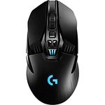 Logitech G903 LIGHTSPEED kabellose Gaming-Maus (mit Hero 16K-Sensor, 140+ Stunden Akkulaufzeit mit wiederaufladbarem Akku und Lightsync Rgb. Powerplay-kompatibel, Deutsche Verpackung - Schwarz