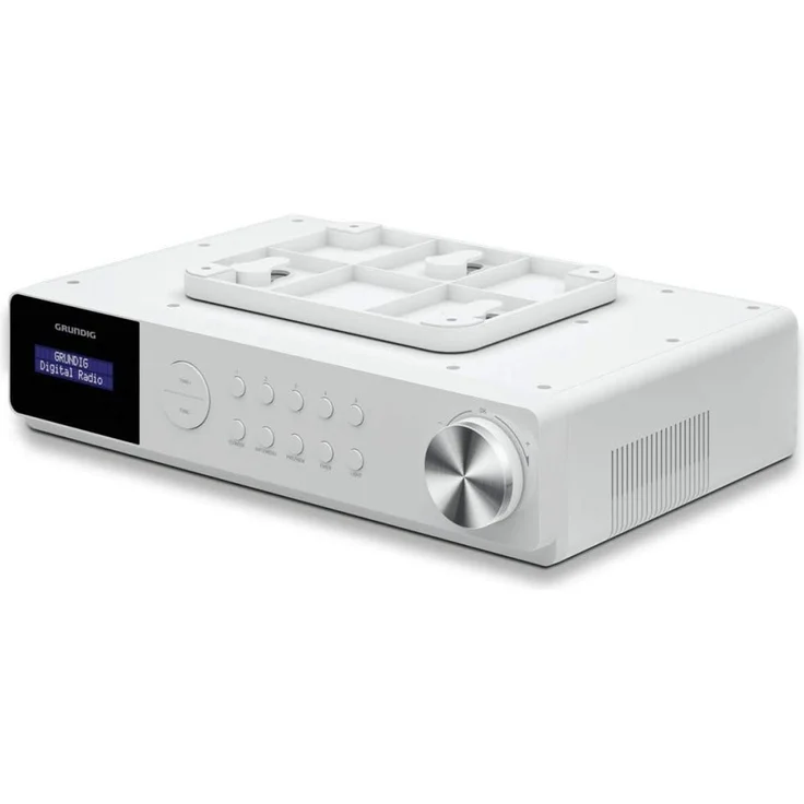 Grundig DKR 1000 BT Unterbauradio mit Bluetooth, TFT-Display, Wecker, geeignet für Küche, weiß – Bild 2