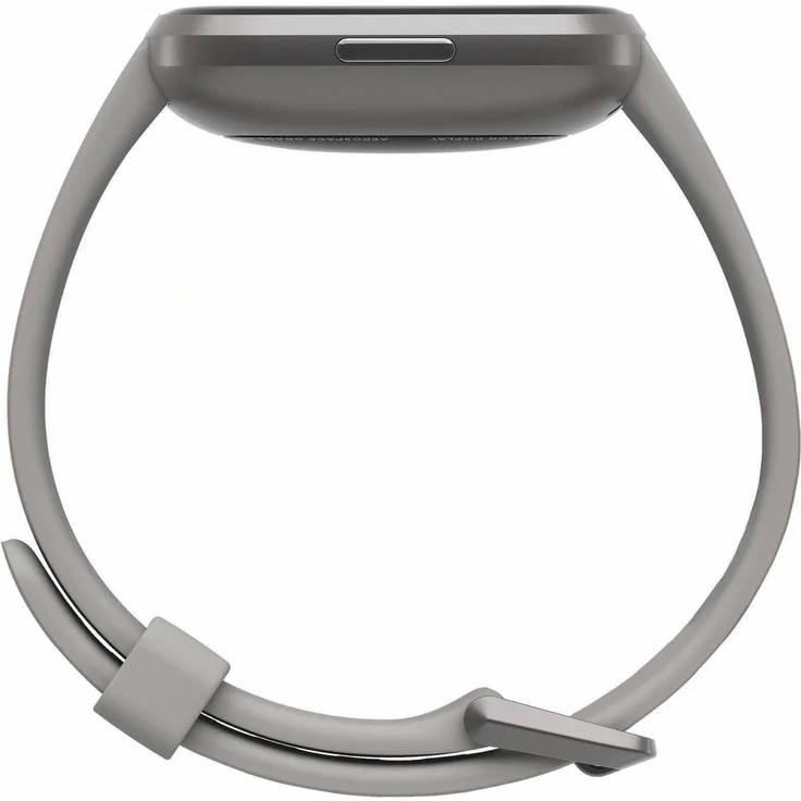 Fitbit Versa 2 Smartwatch Unisex, Einheitsgröße, Aluminiumgehäuse, Steingrau/Nebelgrau – Bild 4