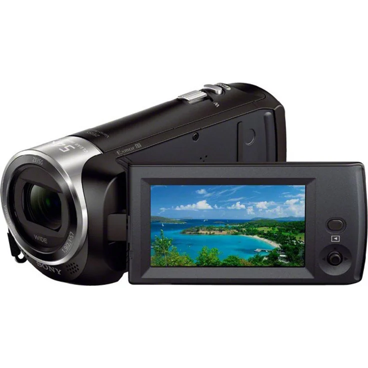 Sony HDR-CX240E HD Flash Camcorder (Full HD, EXMOR R CMOS Sensor, 9,2 Megapixel, BIONZ X Bildprozessor) schwarz – Bild 3
