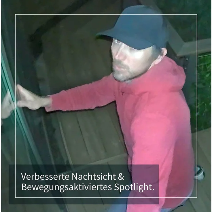 Arlo Ultra 2 Spotlight WLAN Überwachungskamera außen, 4er Set, kabellos, 4K, Nachtsicht in Farbe, Bewegungsmelder, 2-Wege-Audio, Schwarz (VMS5440B) – Bild 4