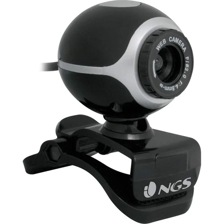 NGS XpressCam300 5MP USB 2.0 Schwarz, Silber Webcam - Webcams (5 MP, 8 MP, USB 2.0, Schwarz, Silber, CMOS, 180 g) – Bild 3