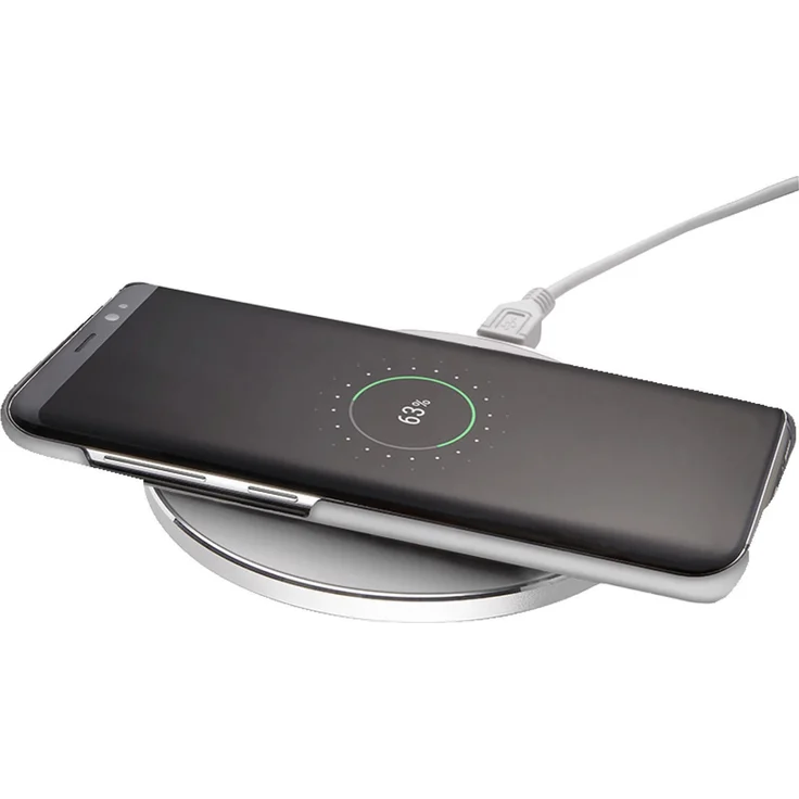 Intenso WA1 Wireless Charger Ladegerät Induktive Ladestation, Qi Ladestation, 10 W, weiß (mit Schnellladeadapter) – Bild 8