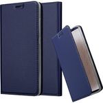 cadorabo Hülle für Lenovo P2 in CLASSY DUNKEL BLAU Handyhülle mit Magnetverschluss, Standfunktion und Kartenfach Case Cover Schutzhülle Etui Tasche Book Klapp Style