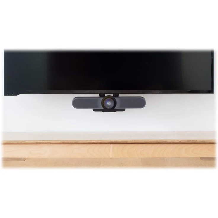 Logitech MEETUP Videokonferenz-Webcam, Ultra-HD 4K, 120° Blickfeld, Motorisierte Neigung, Integrierte Lautsprecher, Full Duplex & Advanced Beamforming Mikrofone, Für kleinere Meetingräume - Schwarz (960-001102) – Bild 2