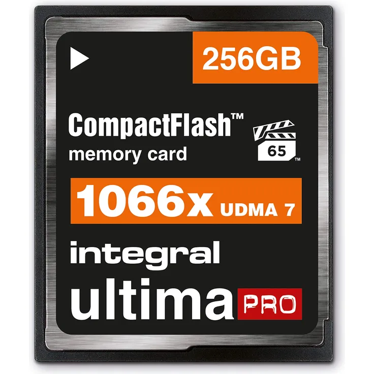 Integral UltimaPro CompactFlash 160MB-s (1066X) VPG-65 UDMA-7 Speicherkarte 256 GB 256 GB
