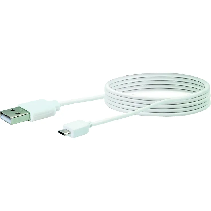 Schwaiger LK200M532 2m USB A Micro-USB A Weiß USB Kabel (LK200M532)