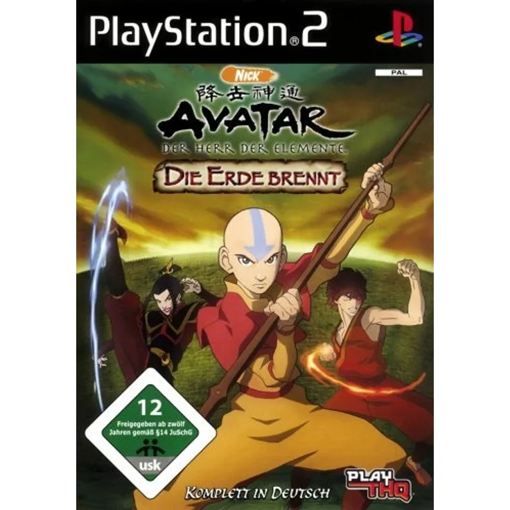 Avatar - Der Herr der Elemente: Die Erde brennt (PS2)