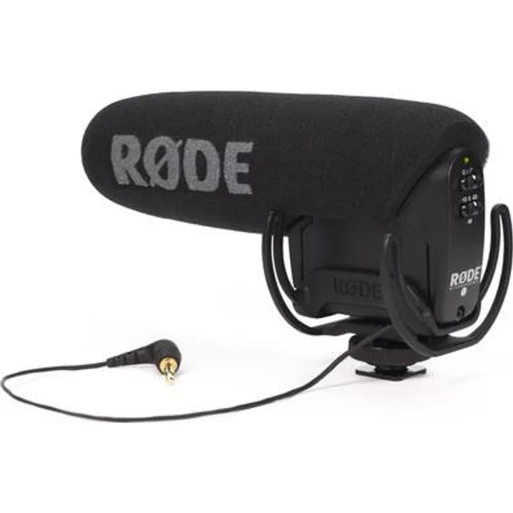 Rode VMPRY VideoMic Pro Rycote, Kamera-Richtmikrofon mit Lyre, Batteriespeisung