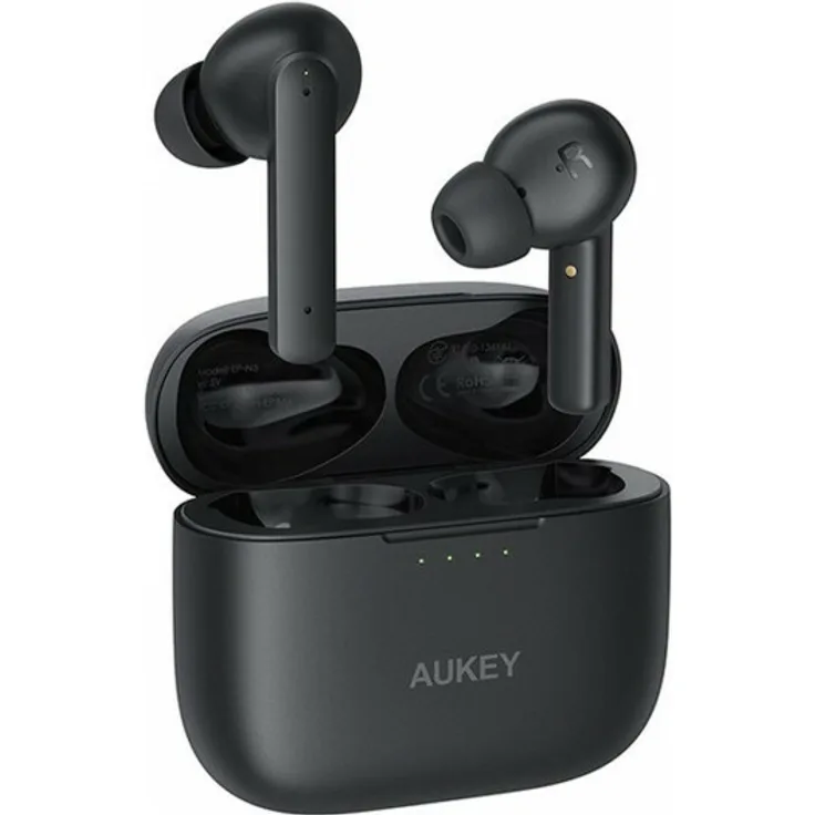 Aukey EP-N5 True Wireless In-Ear Kopfhörer, mit Bluetooth, Mikrofon, Noise Cancelling, schwarz