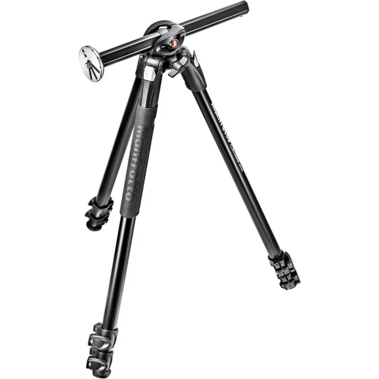 Manfrotto MK290DUA3-3W 290 DUAL Kit Alu 3 Segmemte (90 Grad Mittelsäule, 3-Wege Neiger)