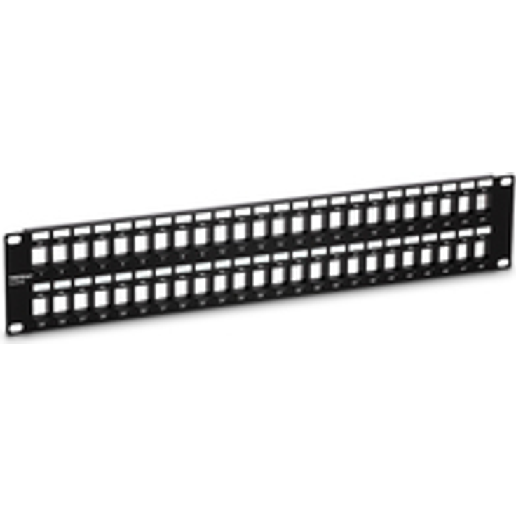 TRENDnet 48-Port Rohling Keystone 2U HD Patch Panel TC-KP48, Cat 5-5E-6A, 2U 19'' RackMount Ready, HD Keystone Netzwerk Patchpanel Empfohlen zu TC-K25C6 & TC-K50C6 Cat6 Keystone Jacks