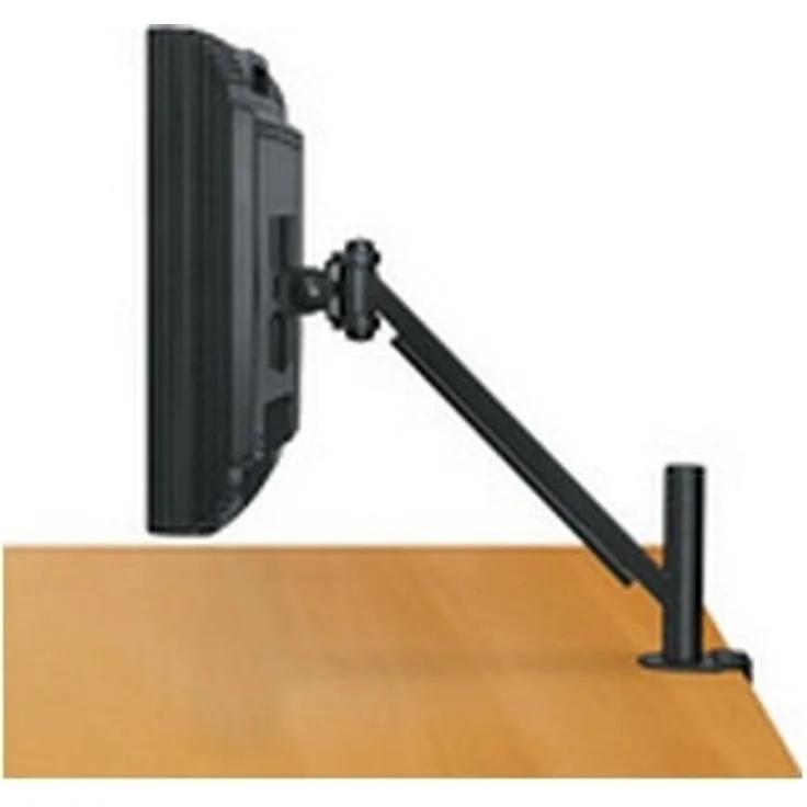 "Fellowes TFT-/LCD-Monitorarm Smart Suites, schwarz für Flachbildschirme bis 53,34 cm (21""), Tragkraft: ca. 9 kg, vertikale Neigungseinstellung (+45 Grad bis -45 Grad), um 360 Grad drehbar, höhenverstellbar in 4 Stufen, aus Kunststoff, entspricht den VES