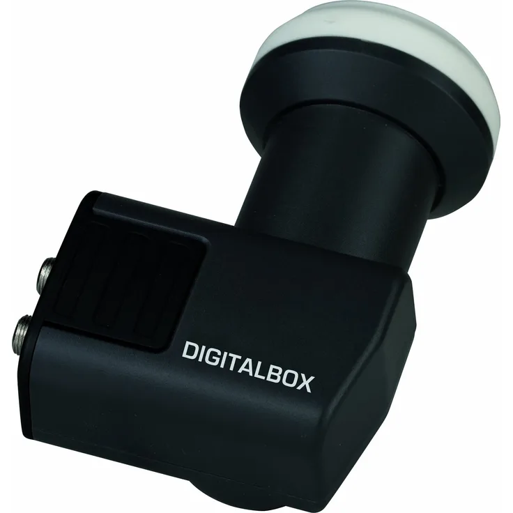 Digitalbox Twin-HQ Low Noice Block (0,1dB, Full-HD, HDTV, SDTV, 3D, 80mA) schwarz