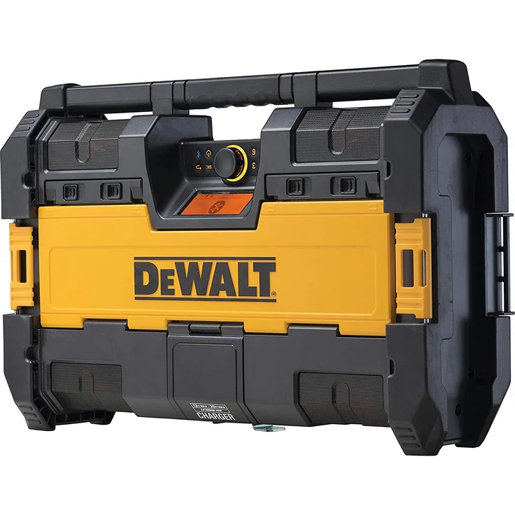 DeWalt Tough-Box Radio DWST1-75659 Baustellenradio mit Bluetooth, LCD-Display, spritzwassergeschützt, schwarz – Bild 3