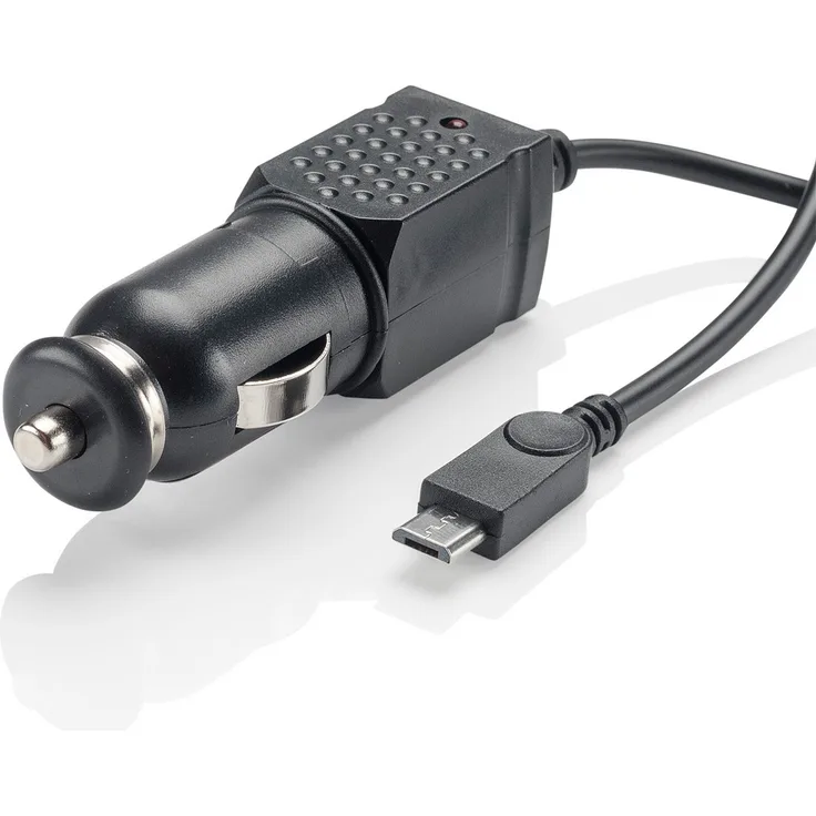 Slabo KFZ Ladekabel Micro USB - 1A - für Gigaset GS100 | Gigaset GS180 | Gigaset GS185 | Gigaset GS270 | Gigaset GS270 Plus | Gigaset GS280 | Gigaset GS370 Auto Ladekabel Pkw Kabel Lkw - SCHWARZ | BLACK