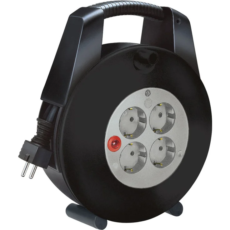 Brennenstuhl Kabelbox Vario Line, schwarz/lichtgrau, 15 m – Bild 1