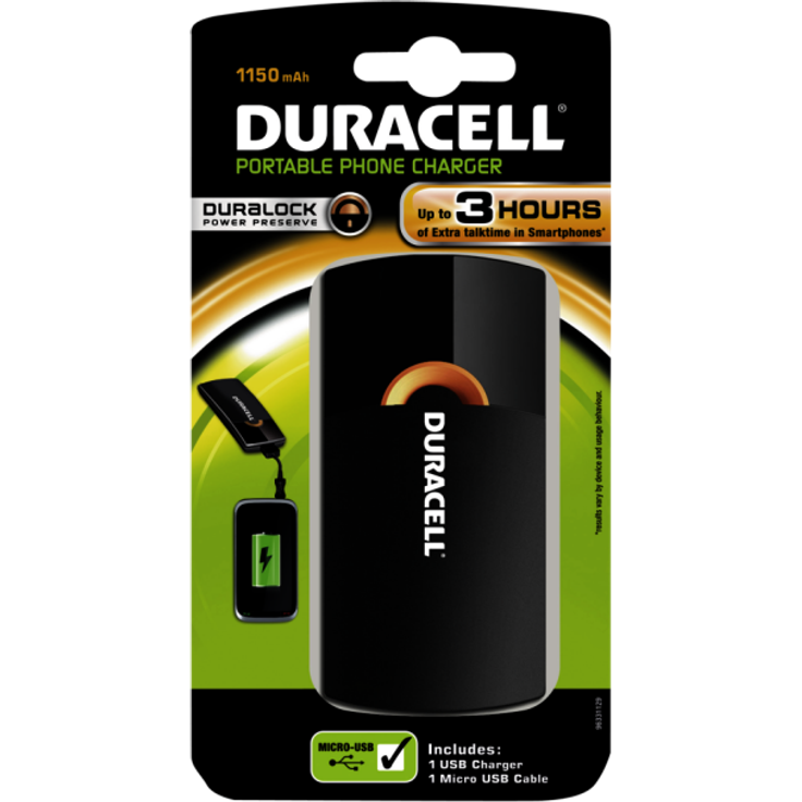Duracell PPS3H Portable USB Charger