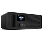sky vision DAB 70 IR – Stereo DAB Plus Radio, WLAN Internet Radio (DAB+, FM UKW, Radio WLAN-fähig, mit AUX-Anschluss Plus Kabel, Digital Radio Wecker, mit Fernbedienung), schwarz