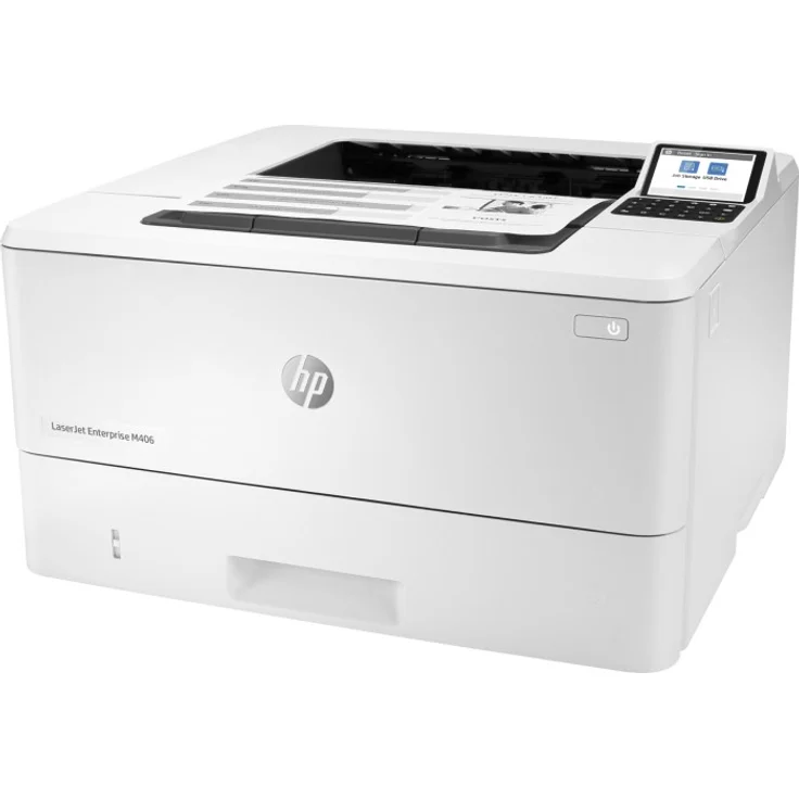 HP LaserJet Enterprise M406dn - Laserdrucker, Mono, Auflösung: 1200 x 1200 dpi, Druckgeschwindigkeit (S/W): 38 S/min, Papierzufuhr: 350 Blatt (3PZ15A) – Bild 3