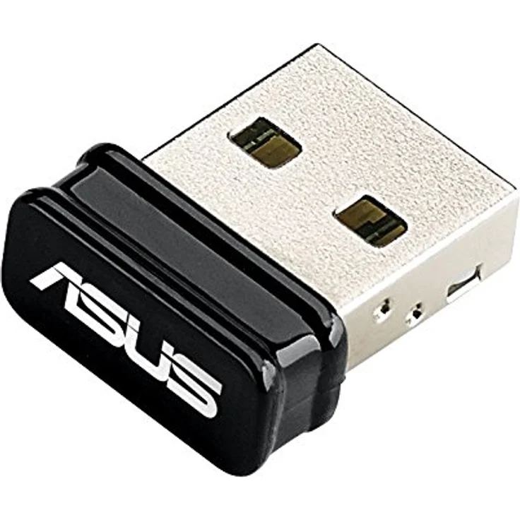 Asus USB-N10 Nano N150 Wi-Fi USB Stick (802.11 b-g-n, USB 2.0, Windows Mac Linux & Raspberry Pi 2 kompatibel) – Bild 1